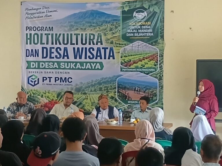 Kolaborasi PT PMC dan Warga Sukajaya Bangun Agrowisata Berbasis Hortikultura