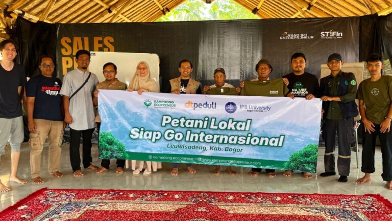 Kampoong Ecopreneur Buka Jalan Petani Leuwisadeng Tembus Pasar Ekspor