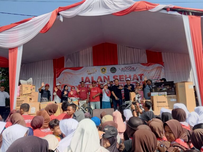 Kecamatan Cijeruk Gelar Jalan Sehat Meriahkan HUT RI ke 81