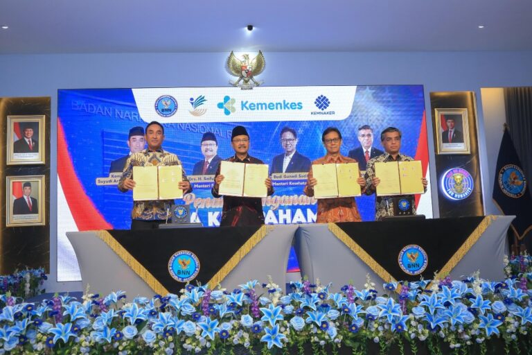 BNN dan Tiga Kementerian Bersinergi Pulihkan Penyalahguna Narkotika