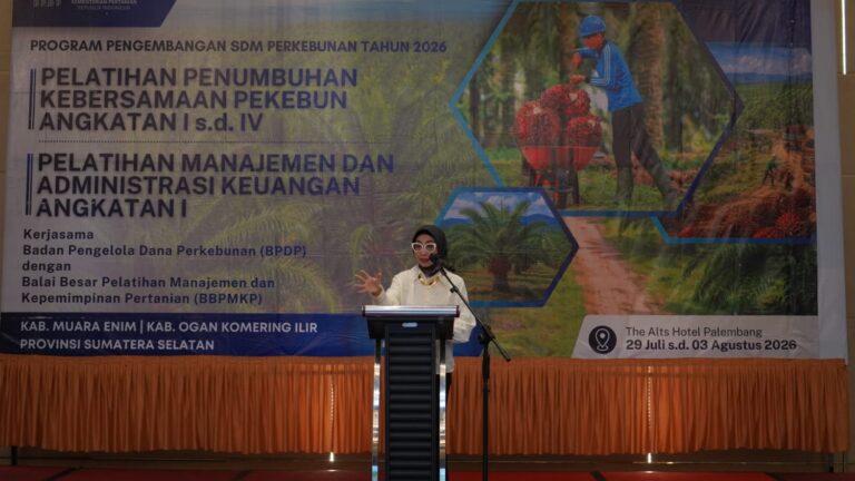 Kolaborasi BPDP dan  Kementan Perkuat Kapasitas Pekebun Sawit Sumatera Selatan