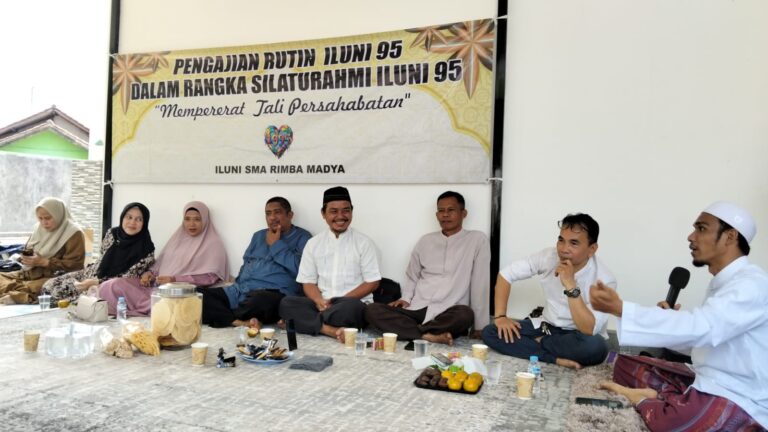 Jaga Silaturahmi, ILUNI 95 SMA Rimba Madya Gelar Pengajian Rutin