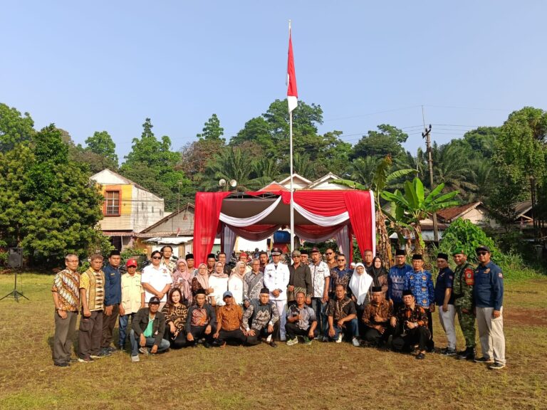 Kelurahan Bubulak Semarakkan HUT RI ke-81, Diiringi Semangat Kemerdekaaan Upacara Digelar di Lapangan Jungkis