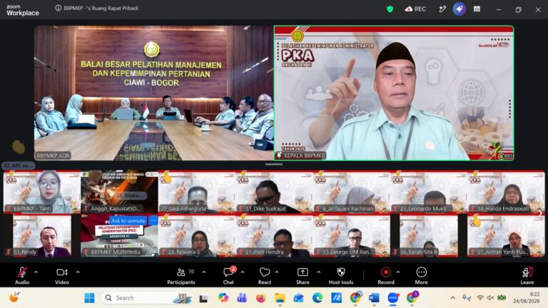 Kementan Cetak Birokrasi Adaptif, 41 Pejabat Ikuti PKA Angkatan XI