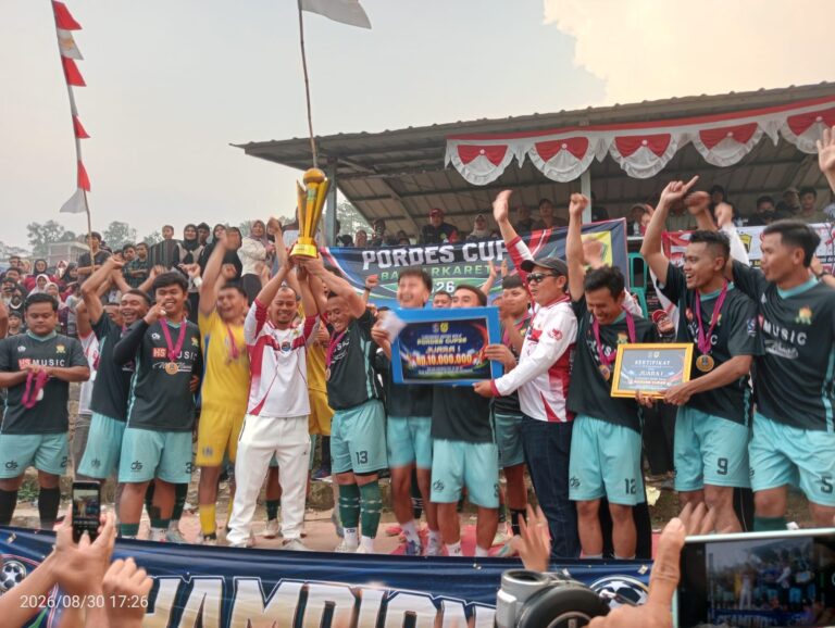 Garesi FC Juara Pordes Cup Bantarkaret 2026