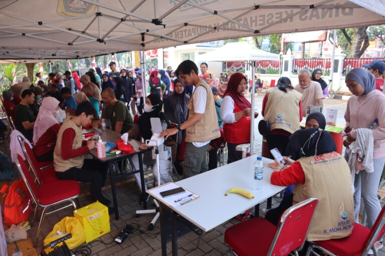 CKG Aktif Dilakukan RSUD R.Moh.Moh Noh Nur di Dinas Kesehatan