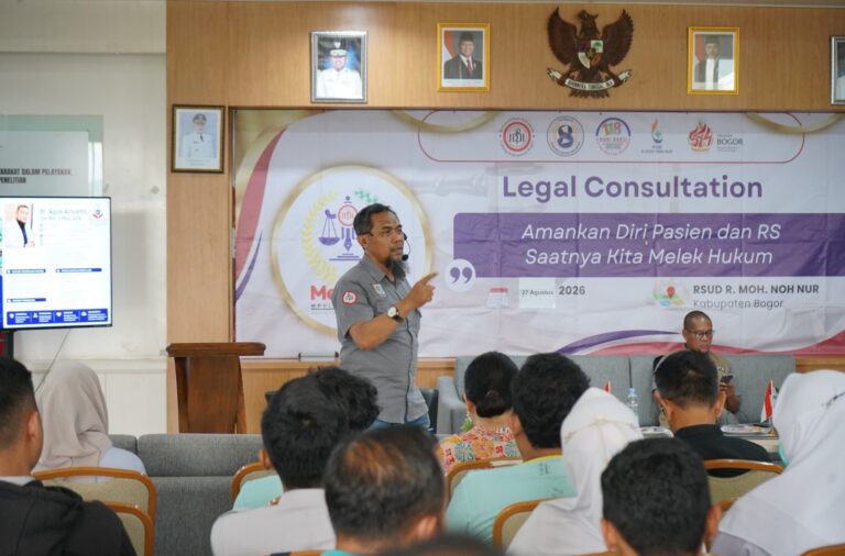 Profesionalisme dan Perlindungan Profesi Ditingkatkan RSUD R.Moh.Noh Nur dengan Sosialisasi Pendampingan dan Bantuan Hukum