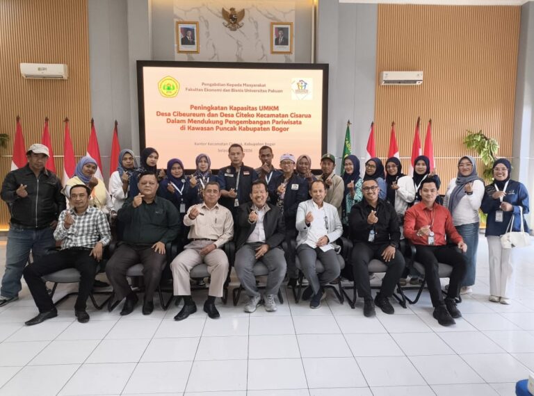 FEB Unpak Dampingi UMKM Cisarua Bidik Pasar Wisata Puncak