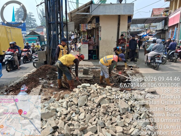 Pascapembongkaran, DPU JJ Lakukan Penanganan Drainase